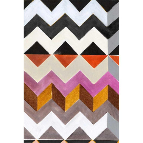 Santa Fe II Black Modern Wood Framed Art Print by Fuchs, Jodi