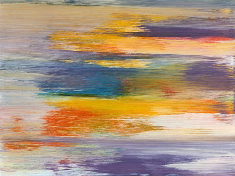 Batiky I Black Ornate Wood Framed Art Print with Double Matting by Fuchs, Jodi