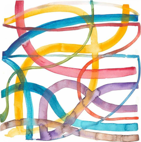 The Road Back to You I White Modern Wood Framed Art Print with Double Matting by Mosley, Kiana