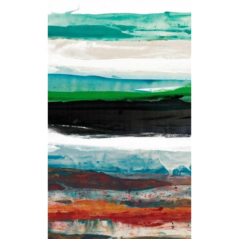 Primary Decision I White Modern Wood Framed Art Print by Jasper, Sisa