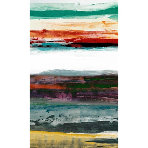 Primary Decision II Black Modern Wood Framed Art Print with Double Matting by Jasper, Sisa