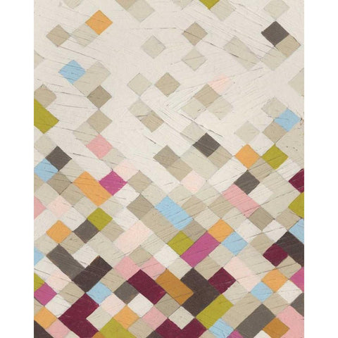 Confetti VII Gold Ornate Wood Framed Art Print with Double Matting by Vess, June Erica