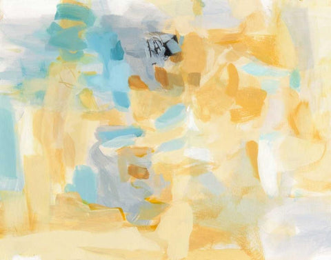 Sunshine Dreams White Modern Wood Framed Art Print with Double Matting by Long, Christina