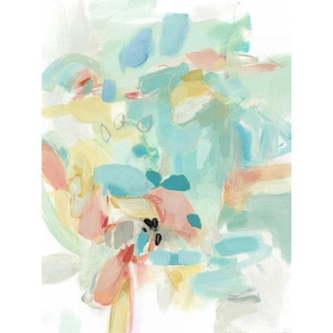 Pocket full of Roses White Modern Wood Framed Art Print by Long, Christina