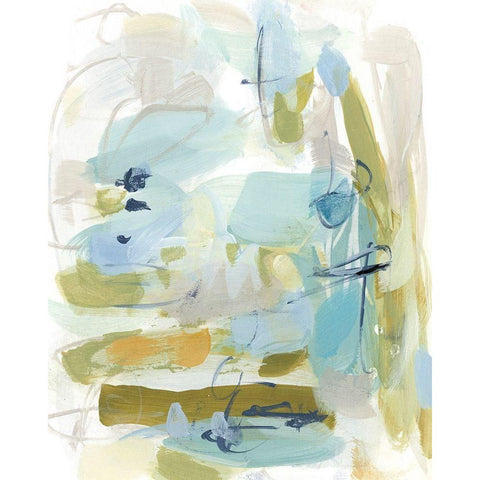 Reflecting White Modern Wood Framed Art Print by Long, Christina