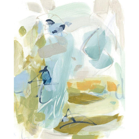 Dragonfly Wings Gold Ornate Wood Framed Art Print with Double Matting by Long, Christina