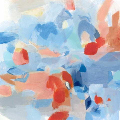 Sunday White Modern Wood Framed Art Print by Long, Christina