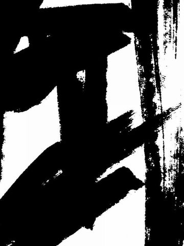 Dynamic Expression II Black Ornate Wood Framed Art Print with Double Matting by Harper, Ethan