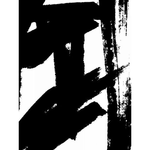 Dynamic Expression II Black Modern Wood Framed Art Print by Harper, Ethan