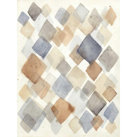 Parallel II Black Modern Wood Framed Art Print by Meagher, Megan