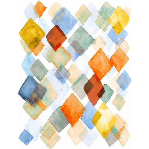Parallel III Black Modern Wood Framed Art Print by Meagher, Megan