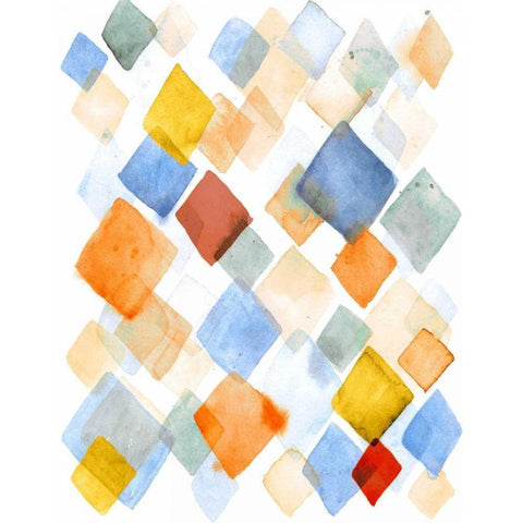 Parallel IV White Modern Wood Framed Art Print by Meagher, Megan