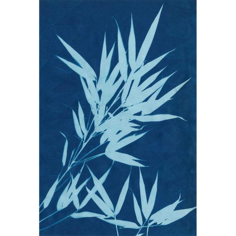 Cyanotype No.1 Gold Ornate Wood Framed Art Print with Double Matting by Stramel, Renee W.
