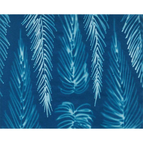 Cyanotype No.7 Black Modern Wood Framed Art Print by Stramel, Renee W.