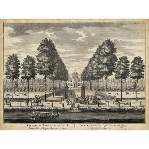 Views of Amsterdam VIII White Modern Wood Framed Art Print by Visher, Nicolaus