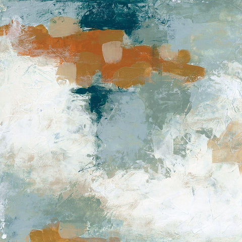 Lake Effect II Gold Ornate Wood Framed Art Print with Double Matting by Vess, June Erica