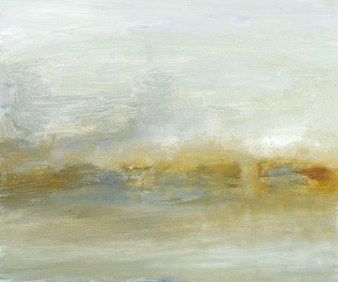 Morning Tide III Black Ornate Wood Framed Art Print with Double Matting by Gordon, Sharon