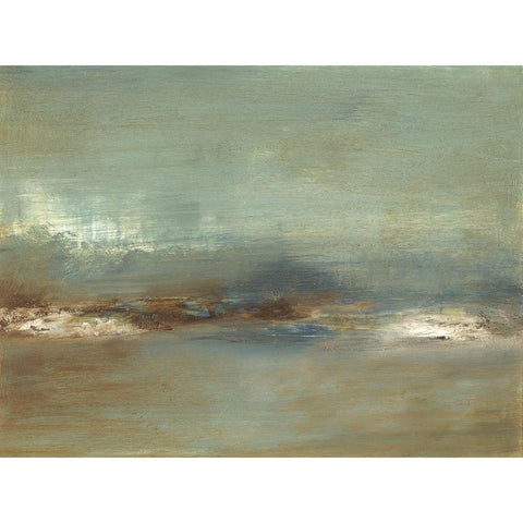 Inlet I Black Modern Wood Framed Art Print by Gordon, Sharon