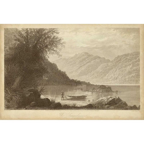 The Susquehana Black Modern Wood Framed Art Print by R. Hinshelwood