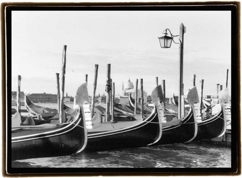 Glimpses-Grand Canal Venice I White Modern Wood Framed Art Print with Double Matting by DeNardo, Laura
