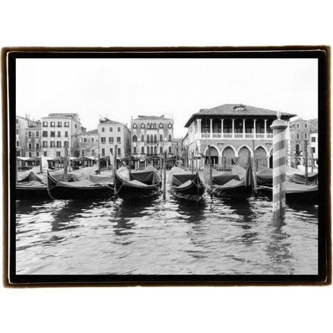 Glimpses Grand Canal Venice II Gold Ornate Wood Framed Art Print with Double Matting by DeNardo, Laura