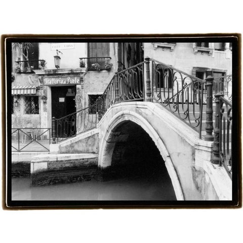 Hidden Passages Venice II Black Modern Wood Framed Art Print by DeNardo, Laura