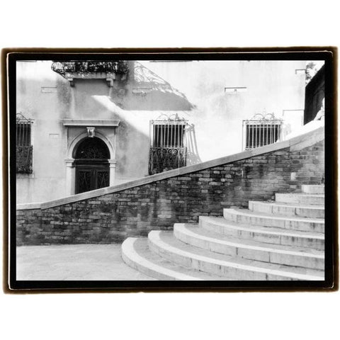 Hidden Passages Venice III Black Modern Wood Framed Art Print by DeNardo, Laura