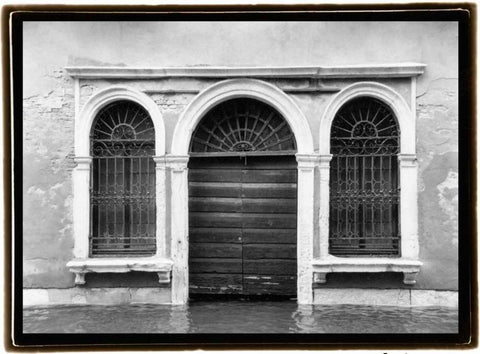 Hidden Passages Venice V White Modern Wood Framed Art Print with Double Matting by DeNardo, Laura
