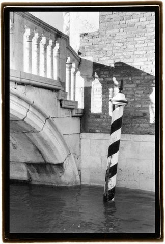 Hidden Passages Venice VII Black Ornate Wood Framed Art Print with Double Matting by DeNardo, Laura