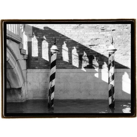 Hidden Passages Venice VIII Black Modern Wood Framed Art Print with Double Matting by DeNardo, Laura