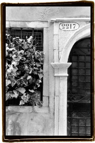 Venetian Doorways IV White Modern Wood Framed Art Print with Double Matting by DeNardo, Laura