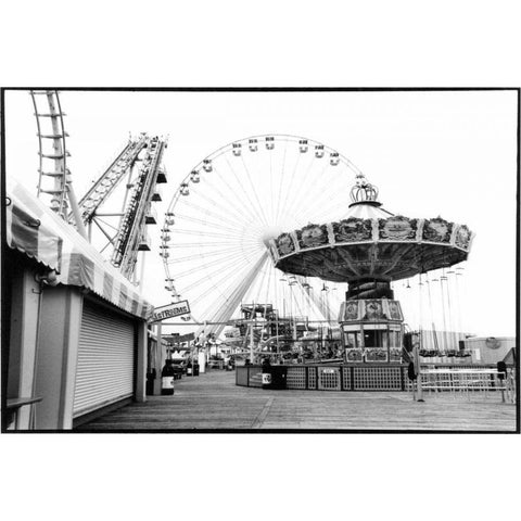 For Your Amusement I White Modern Wood Framed Art Print by DeNardo, Laura