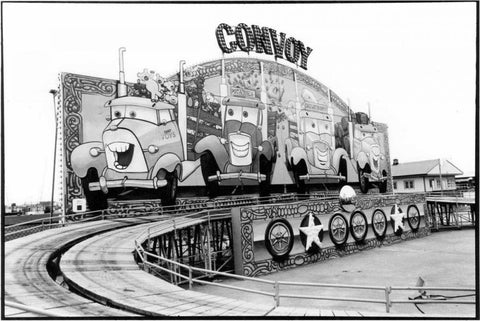 For Your Amusement II Black Ornate Wood Framed Art Print with Double Matting by DeNardo, Laura