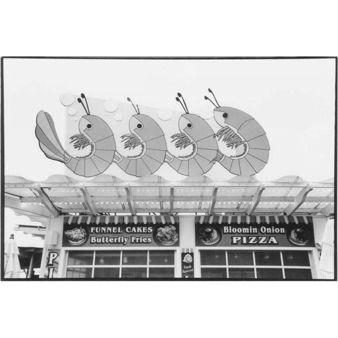 For Your Amusement III Gold Ornate Wood Framed Art Print with Double Matting by DeNardo, Laura