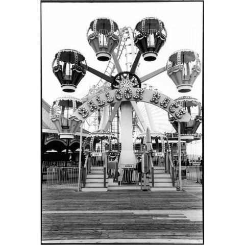 For Your Amusement IV White Modern Wood Framed Art Print by DeNardo, Laura