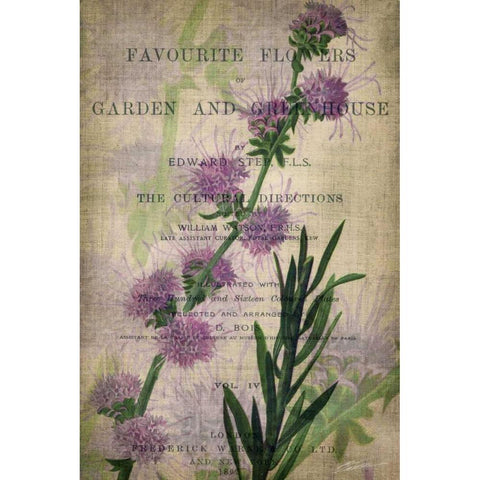 Favorite Flowers I White Modern Wood Framed Art Print by Butler, John