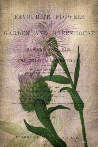 Favorite Flowers II Black Ornate Wood Framed Art Print with Double Matting by Butler, John