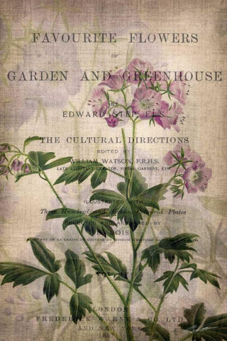 Favorite Flowers IV Black Ornate Wood Framed Art Print with Double Matting by Butler, John