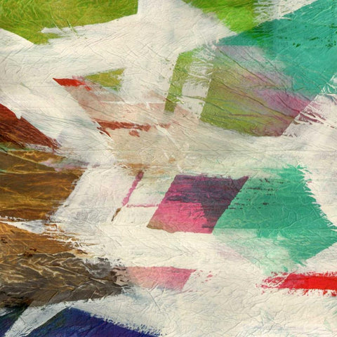 Ranier II White Modern Wood Framed Art Print with Double Matting by Butler, John