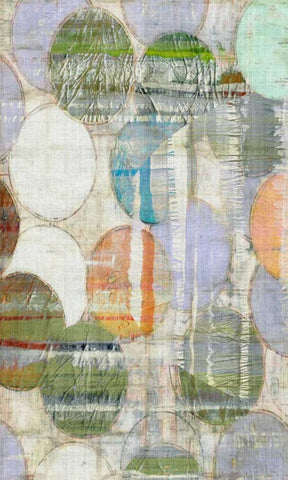 Ovation I White Modern Wood Framed Art Print with Double Matting by Butler, John