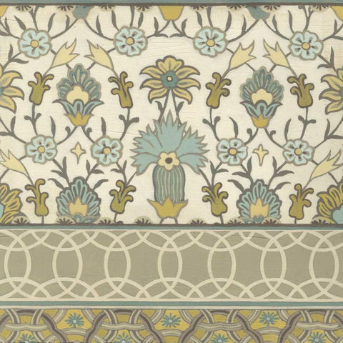 Moroccan Serenade I Gold Ornate Wood Framed Art Print with Double Matting by Vess, June Erica