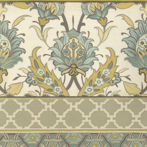 Moroccan Serenade II Gold Ornate Wood Framed Art Print with Double Matting by Vess, June Erica