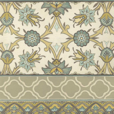 Moroccan Serenade IV Black Modern Wood Framed Art Print with Double Matting by Vess, June Erica