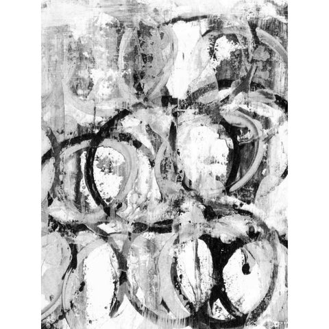 Buffalo II Gold Ornate Wood Framed Art Print with Double Matting by Fuchs, Jodi