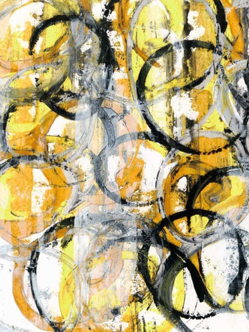 Taxi Cab I White Modern Wood Framed Art Print with Double Matting by Fuchs, Jodi