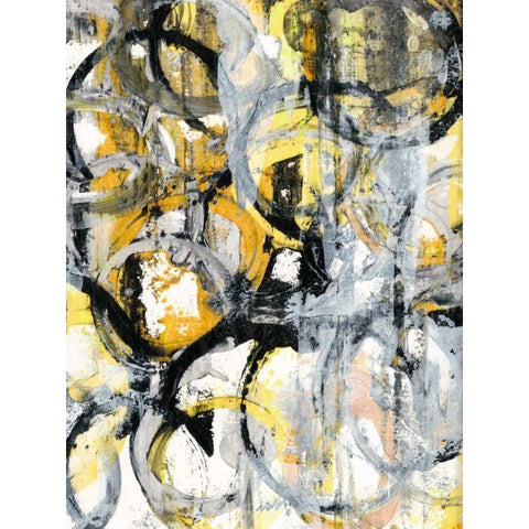 Taxi Cab II Gold Ornate Wood Framed Art Print with Double Matting by Fuchs, Jodi