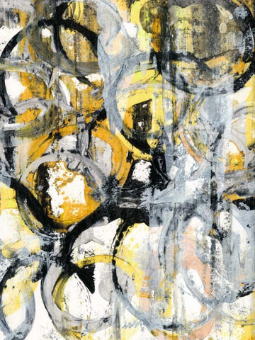 Taxi Cab II Black Ornate Wood Framed Art Print with Double Matting by Fuchs, Jodi