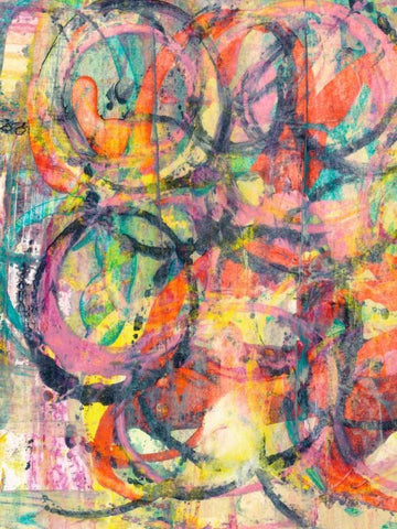 Spectacular I White Modern Wood Framed Art Print with Double Matting by Fuchs, Jodi