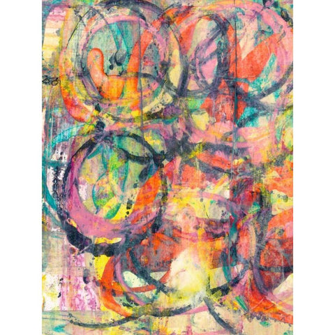 Spectacular I Black Modern Wood Framed Art Print by Fuchs, Jodi