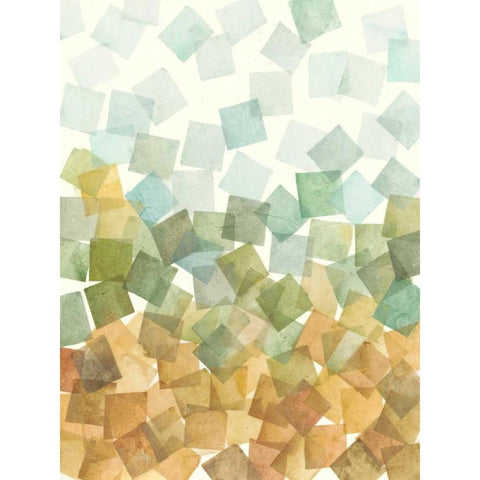 Deconstructed Fall I Black Modern Wood Framed Art Print by Meagher, Megan
